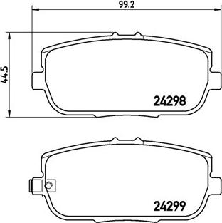 Magneti Marelli 363700449044 - Bremžu uzliku kompl., Disku bremzes www.autospares.lv