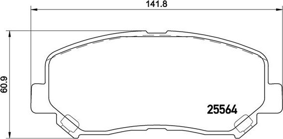 Magneti Marelli 363700449045 - Brake Pad Set, disc brake www.autospares.lv