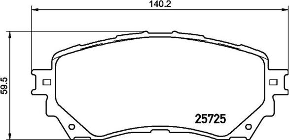 Magneti Marelli 363700449048 - Bremžu uzliku kompl., Disku bremzes www.autospares.lv