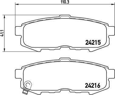 Magneti Marelli 363700449042 - Bremžu uzliku kompl., Disku bremzes www.autospares.lv