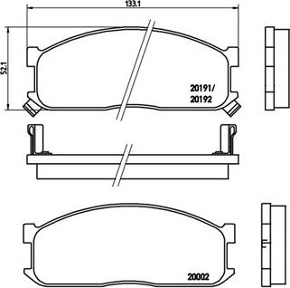 Magneti Marelli 363702161006 - Bremžu uzliku kompl., Disku bremzes www.autospares.lv