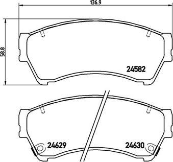 Magneti Marelli 363700449039 - Bremžu uzliku kompl., Disku bremzes www.autospares.lv