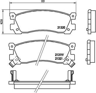 Magneti Marelli 363700449025 - Bremžu uzliku kompl., Disku bremzes www.autospares.lv