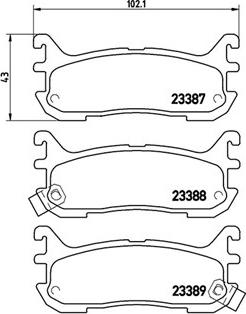 Magneti Marelli 363700449021 - Bremžu uzliku kompl., Disku bremzes autospares.lv