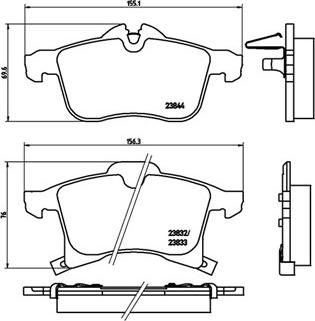 Magneti Marelli 363700459045 - Тормозные колодки, дисковые, комплект www.autospares.lv