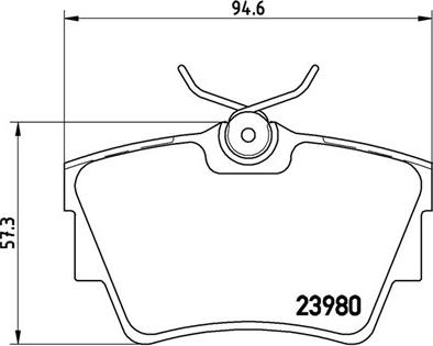 Magneti Marelli 363700459041 - Brake Pad Set, disc brake www.autospares.lv