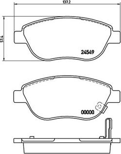 Magneti Marelli 363700459052 - Bremžu uzliku kompl., Disku bremzes autospares.lv