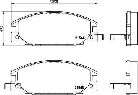 Magneti Marelli 363700459015 - Тормозные колодки, дисковые, комплект www.autospares.lv