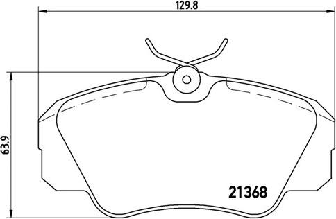 Magneti Marelli 363700459016 - Bremžu uzliku kompl., Disku bremzes www.autospares.lv