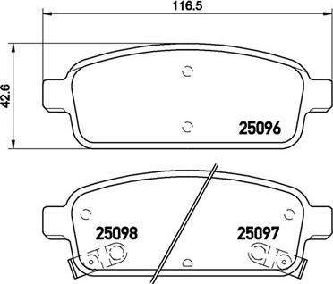 Magneti Marelli 363700459080 - Brake Pad Set, disc brake www.autospares.lv