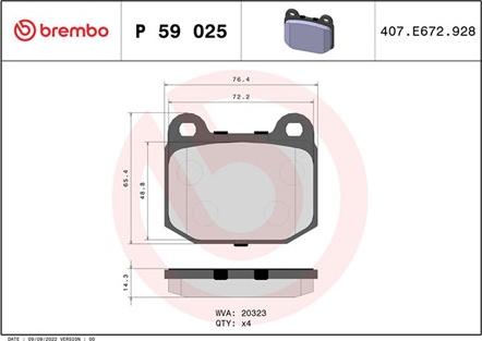 Magneti Marelli 363700459025 - Brake Pad Set, disc brake www.autospares.lv