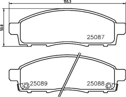 Magneti Marelli 363700454055 - Bremžu uzliku kompl., Disku bremzes www.autospares.lv