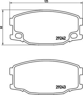 Magneti Marelli 363700454035 - Bremžu uzliku kompl., Disku bremzes www.autospares.lv