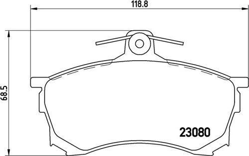 Magneti Marelli 363700454021 - Bremžu uzliku kompl., Disku bremzes www.autospares.lv