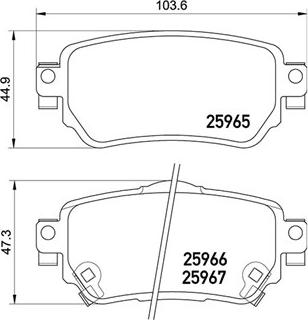 Magneti Marelli 363700456098 - Bremžu uzliku kompl., Disku bremzes autospares.lv