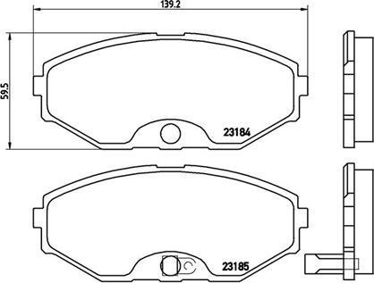 Magneti Marelli 363700456045 - Тормозные колодки, дисковые, комплект www.autospares.lv