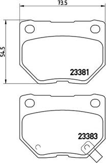 Magneti Marelli 363700456054 - Brake Pad Set, disc brake www.autospares.lv