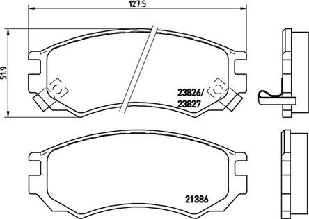 Magneti Marelli 363700456055 - Bremžu uzliku kompl., Disku bremzes autospares.lv