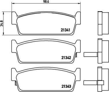 Magneti Marelli 363700456053 - Тормозные колодки, дисковые, комплект www.autospares.lv