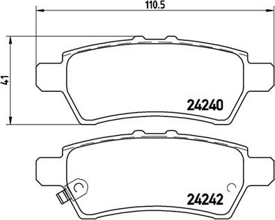 Magneti Marelli 363700456060 - Bremžu uzliku kompl., Disku bremzes www.autospares.lv