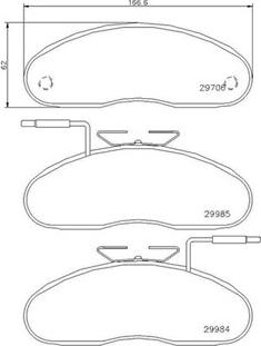 Magneti Marelli 363700456019 - Bremžu uzliku kompl., Disku bremzes www.autospares.lv