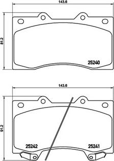 Magneti Marelli 363700456081 - Bremžu uzliku kompl., Disku bremzes www.autospares.lv