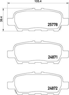 Magneti Marelli 363700456087 - Bremžu uzliku kompl., Disku bremzes www.autospares.lv