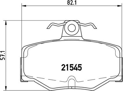 Magneti Marelli 363700456024 - Тормозные колодки, дисковые, комплект www.autospares.lv