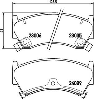 Magneti Marelli 363700456026 - Brake Pad Set, disc brake www.autospares.lv