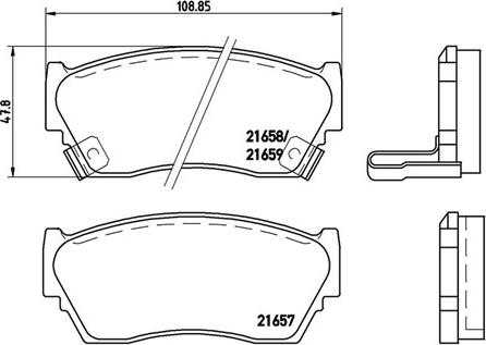 Magneti Marelli 363700456027 - Bremžu uzliku kompl., Disku bremzes www.autospares.lv