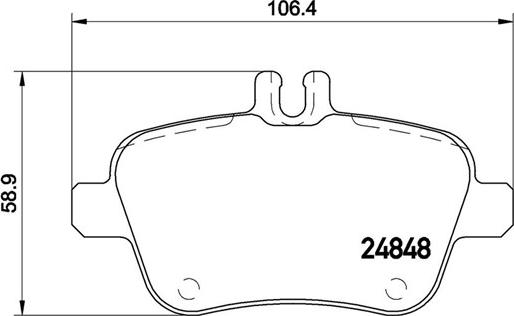 Magneti Marelli 363700450091 - Bremžu uzliku kompl., Disku bremzes www.autospares.lv