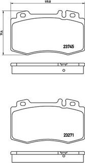 Magneti Marelli 363700450053 - Bremžu uzliku kompl., Disku bremzes www.autospares.lv