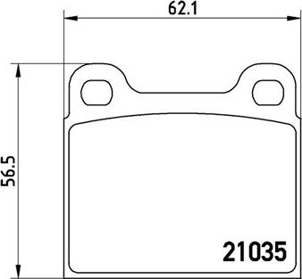 Roulunds Braking 460285 - Тормозные колодки, дисковые, комплект www.autospares.lv