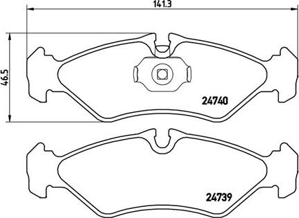 Magneti Marelli 363700450081 - Тормозные колодки, дисковые, комплект www.autospares.lv