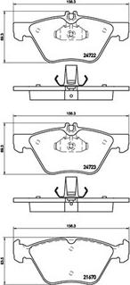 Magneti Marelli 363700450075 - Bremžu uzliku kompl., Disku bremzes www.autospares.lv