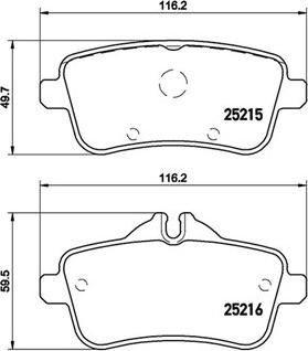 Magneti Marelli 363700450101 - Bremžu uzliku kompl., Disku bremzes www.autospares.lv