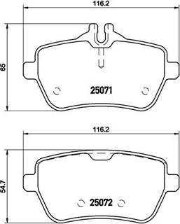 Magneti Marelli 363700450103 - Bremžu uzliku kompl., Disku bremzes www.autospares.lv