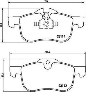 Magneti Marelli 363700452017 - Bremžu uzliku kompl., Disku bremzes www.autospares.lv