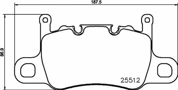 Valeo 9011170 - Bremžu uzliku kompl., Disku bremzes www.autospares.lv