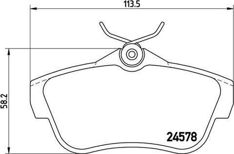 Magneti Marelli 363700461095 - Bremžu uzliku kompl., Disku bremzes www.autospares.lv