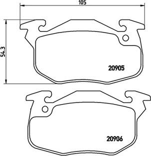 Magneti Marelli 363700461097 - Bremžu uzliku kompl., Disku bremzes www.autospares.lv