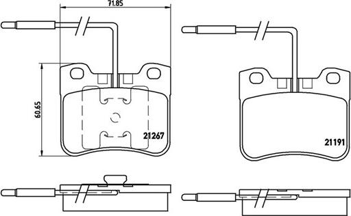 Magneti Marelli 363700461047 - Bremžu uzliku kompl., Disku bremzes www.autospares.lv