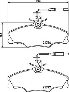 Magneti Marelli 363700461056 - Bremžu uzliku kompl., Disku bremzes www.autospares.lv