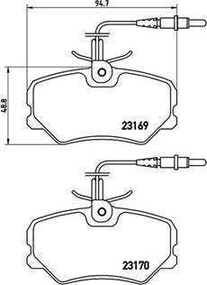 Magneti Marelli 363700461050 - Bremžu uzliku kompl., Disku bremzes autospares.lv