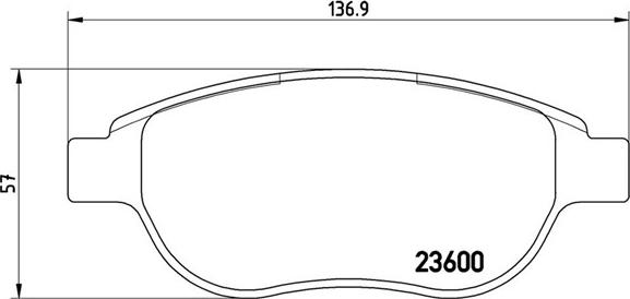 Magneti Marelli 363700461068 - Bremžu uzliku kompl., Disku bremzes www.autospares.lv