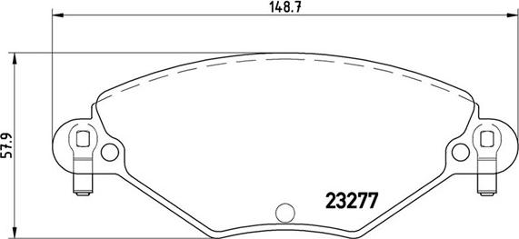 Magneti Marelli 363700461071 - Тормозные колодки, дисковые, комплект www.autospares.lv