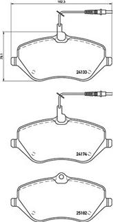 Magneti Marelli 363700461119 - Brake Pad Set, disc brake www.autospares.lv