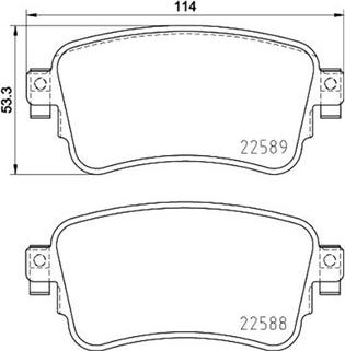 Magneti Marelli 363700461133 - Bremžu uzliku kompl., Disku bremzes www.autospares.lv