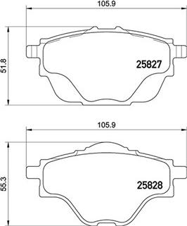 Magneti Marelli 363700461124 - Bremžu uzliku kompl., Disku bremzes www.autospares.lv