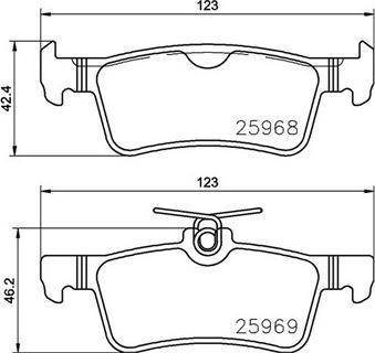 Magneti Marelli 363700461126 - Bremžu uzliku kompl., Disku bremzes www.autospares.lv